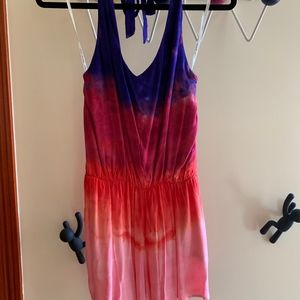 YOUNG FABULOUS & BROKE V NECK HALTER ROMPER! XS!